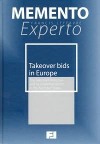 Takeover bids in Europe