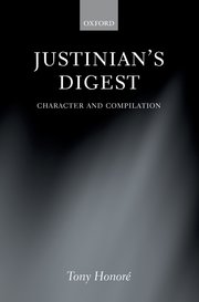 Justinian's digest. 9780199593309