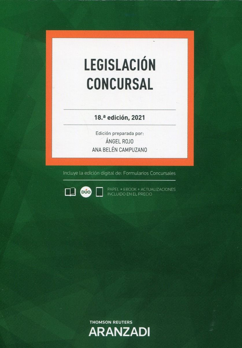 Legislación concursal. 9788413901237