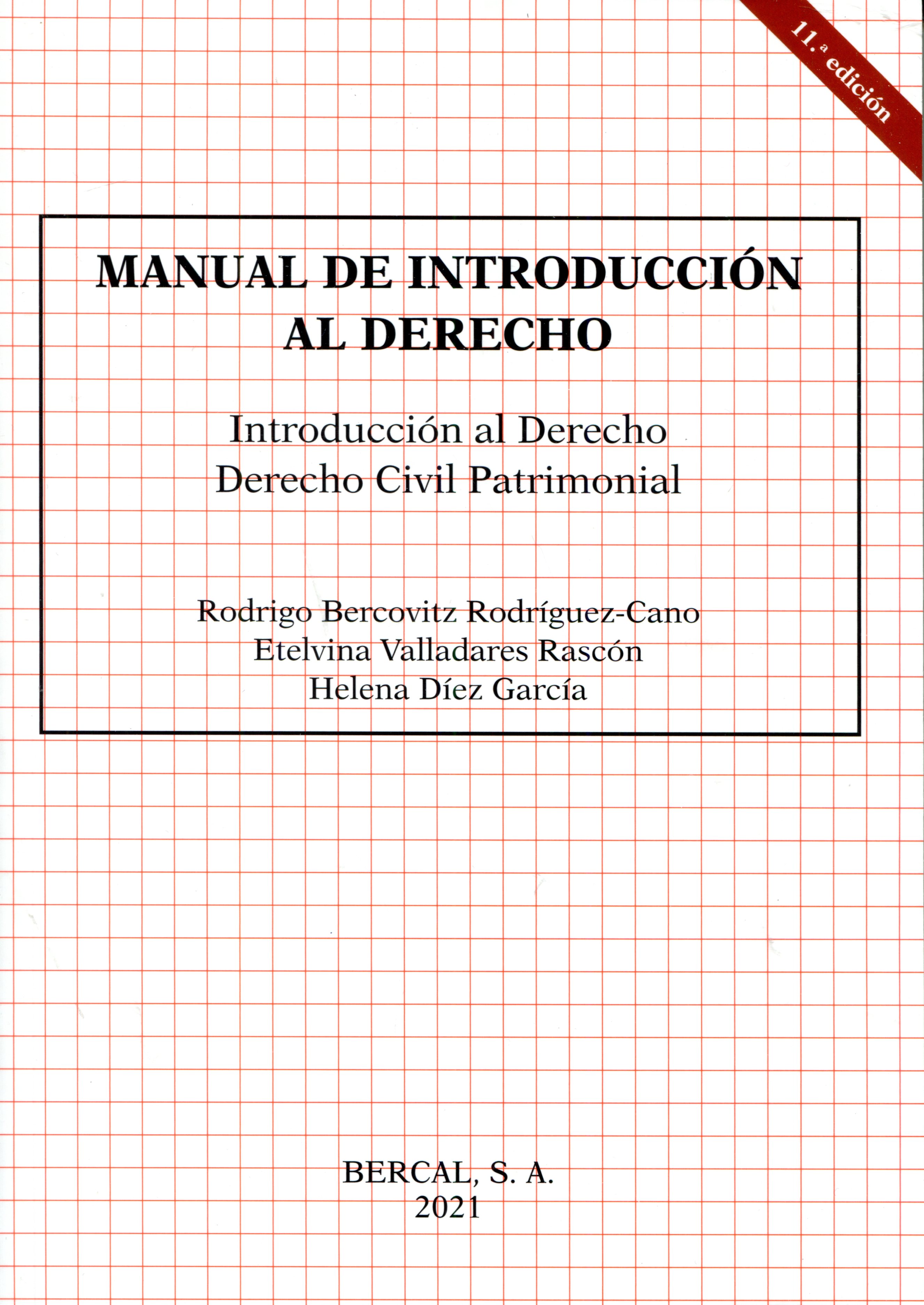 Manual de Introducción al Derecho