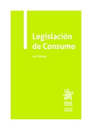 Legislación de consumo. 9788413979380