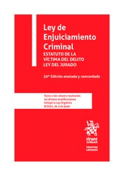 Ley de Enjuiciamiento Criminal . 9788413976822