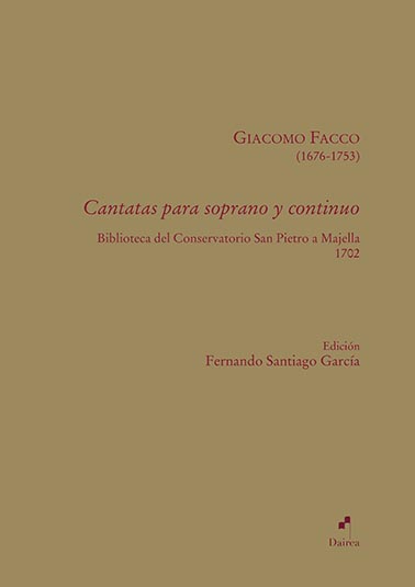 Cantatas para soprano y continuo. 9788412326505