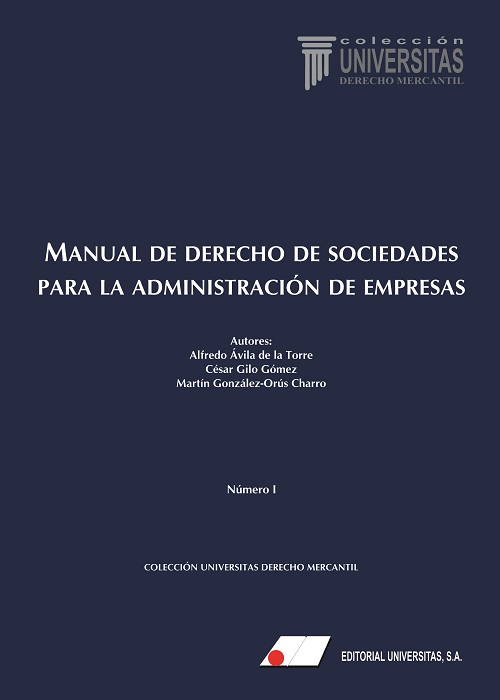Manual de Derecho de sociedades para la administración de empresas. 9788479915773