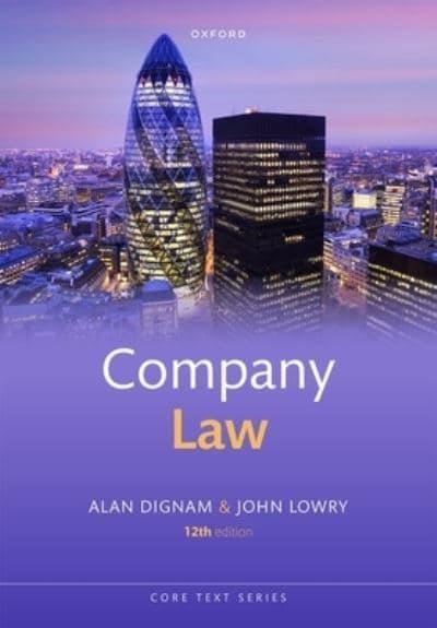 Company law . 9780192865359