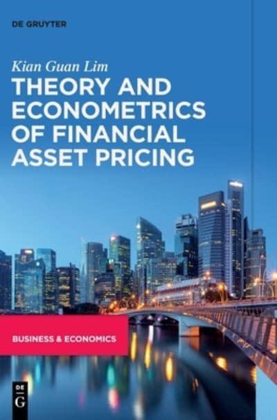 Theory and Econometrics of Financial Asset Pricing. 9783110673852