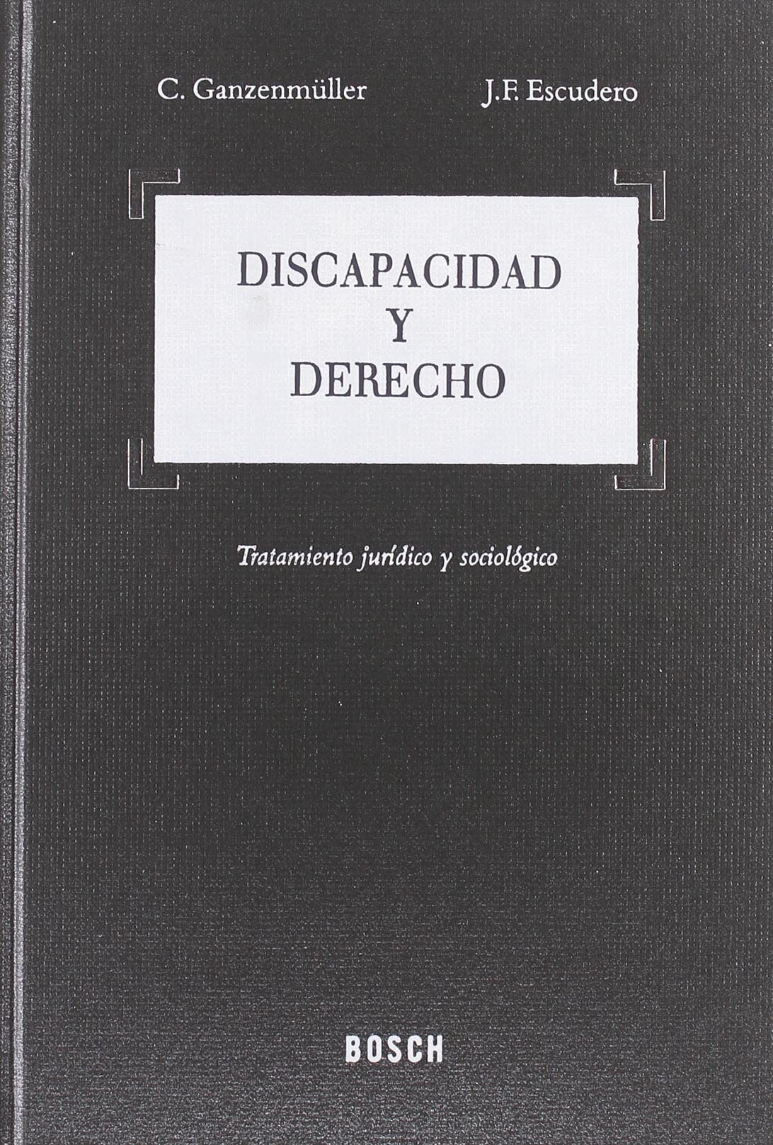 Discapacidad y Derecho. 9788497901918