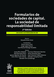 Formularios de sociedades de capital. 9788411475730