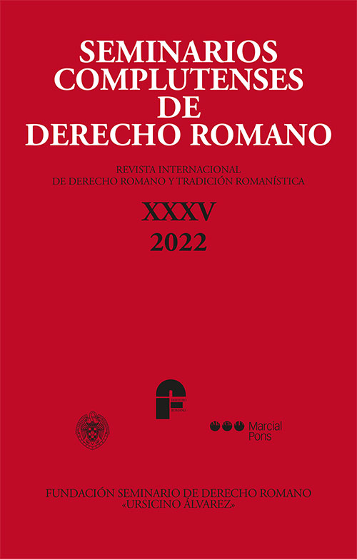 Seminarios Complutenses de Derecho Romano. 101091492