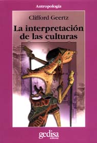 La interpretación de las culturas. 9788474323337