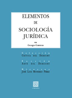 Elementos de sociología jurídica. 9788484442875