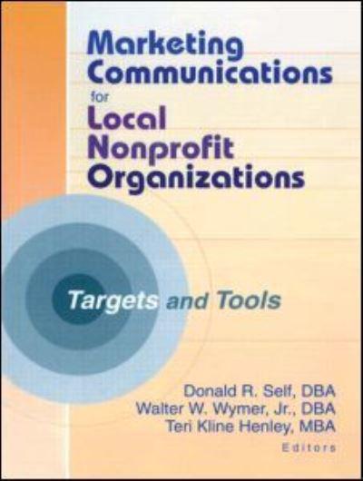 Marketing comunications for local nonprofit organizations. 9780789017031