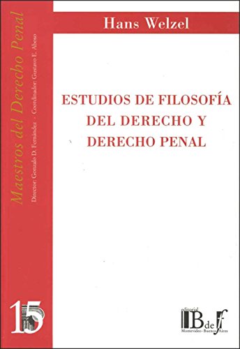 Estudios de filosofía del Derecho y Derecho penal. 9789974578401