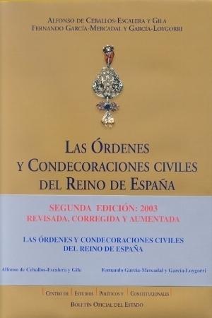 Las Órdenes y Condecoraciones civiles del Reino de España