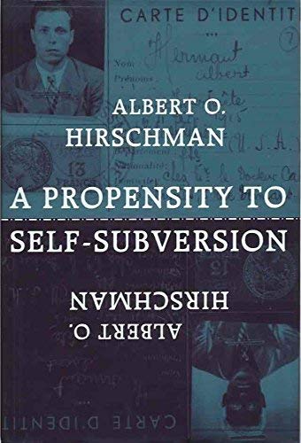A propensity to self-subversion. 9780674715578