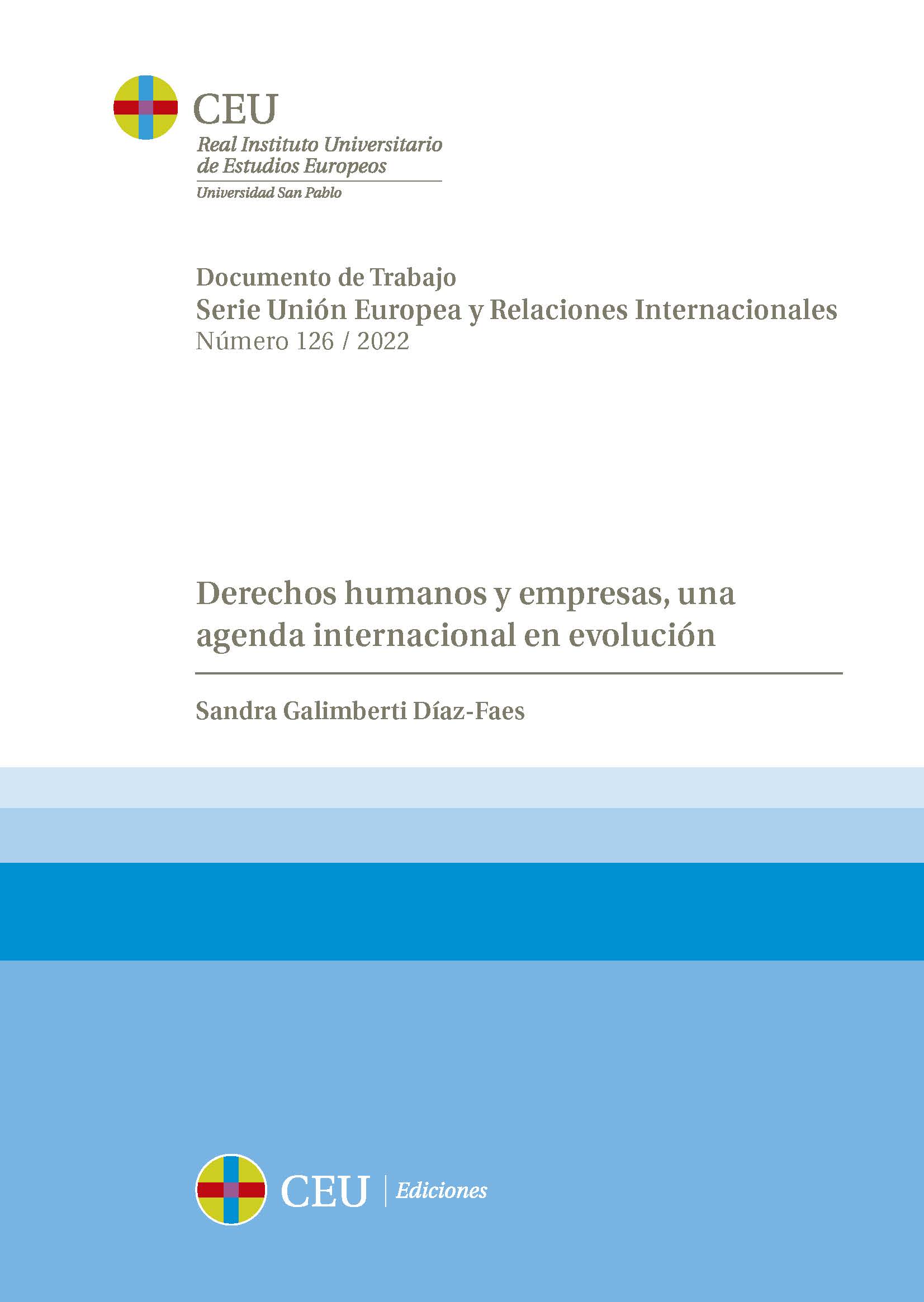 Derechos humanos y empresas, una agenda internacional en evolución. 9788419111098