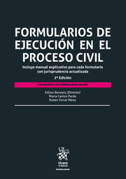 Formularios de ejecución en el proceso civil. 9788411301510