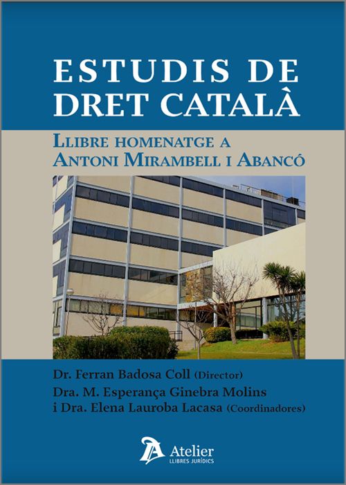 Estudis de Dret Català. 9788418780349