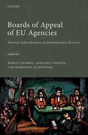 Boards of appeal of EU agencies. 9780192849298