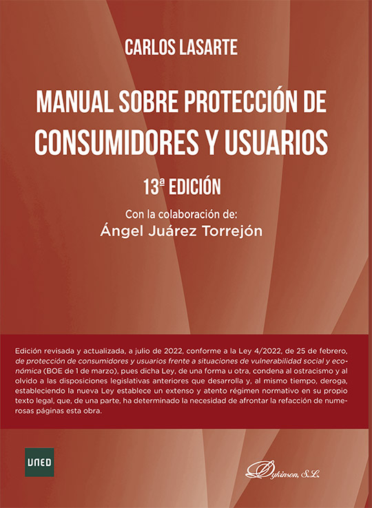 Manual sobre protección de consumidores y usuarios. 9788411222792