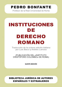 Instituciones de Derecho romano. 9788429013733