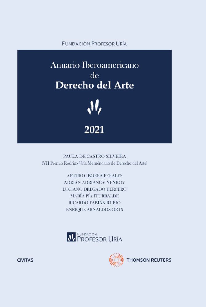 Anuario Iberoamericano de Derecho del Arte 2021. 9788411255622