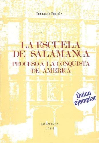 La Escuela de Salamanca. 9788450535273