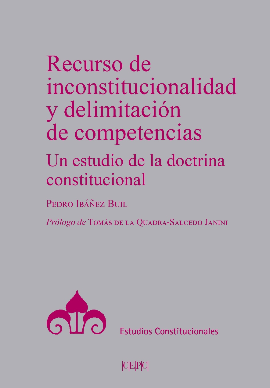 Recurso de inconstitucionalidad y delimitación de competencias. 9788425919831