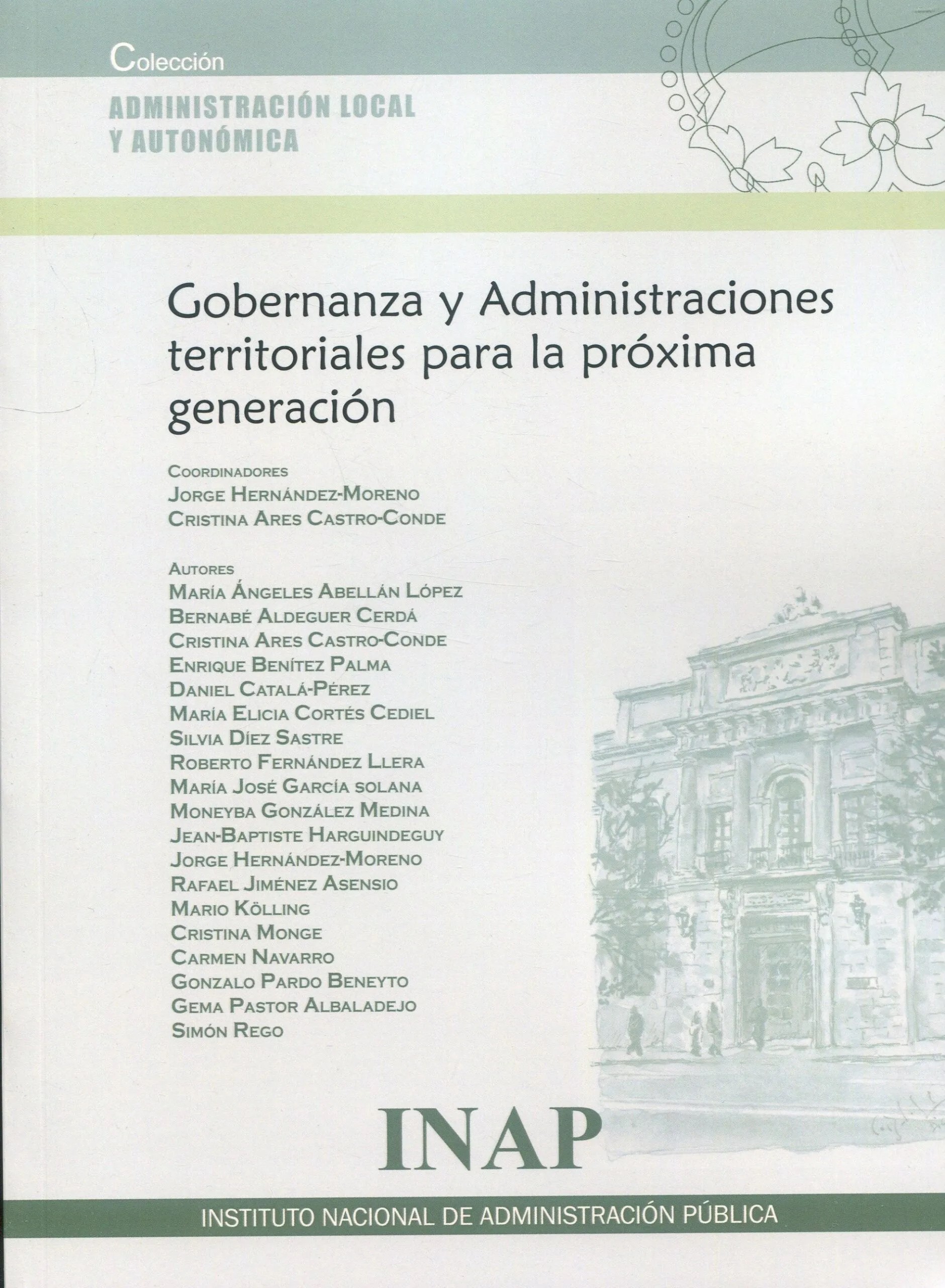 Gobernanza y administraciones territoriales para la próxima generación. 9788473517652