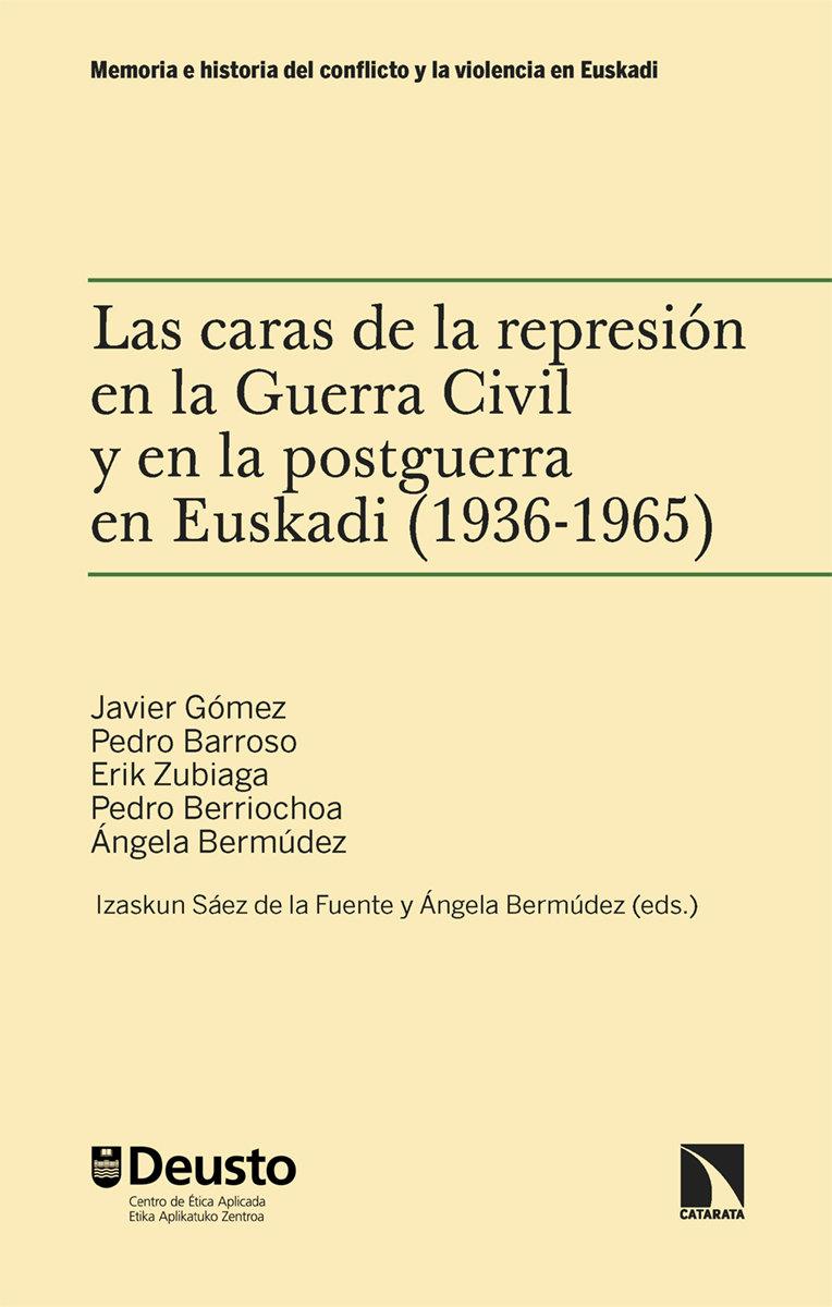 Las caras de la represión en la Guerra Civil y en la postguerra en Euskadi (1936-1965). 9788413528588