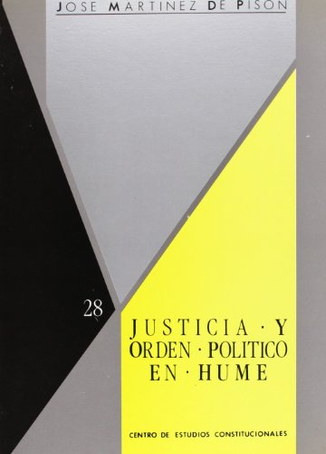 Justicia y orden político en Hume. 9788425909030