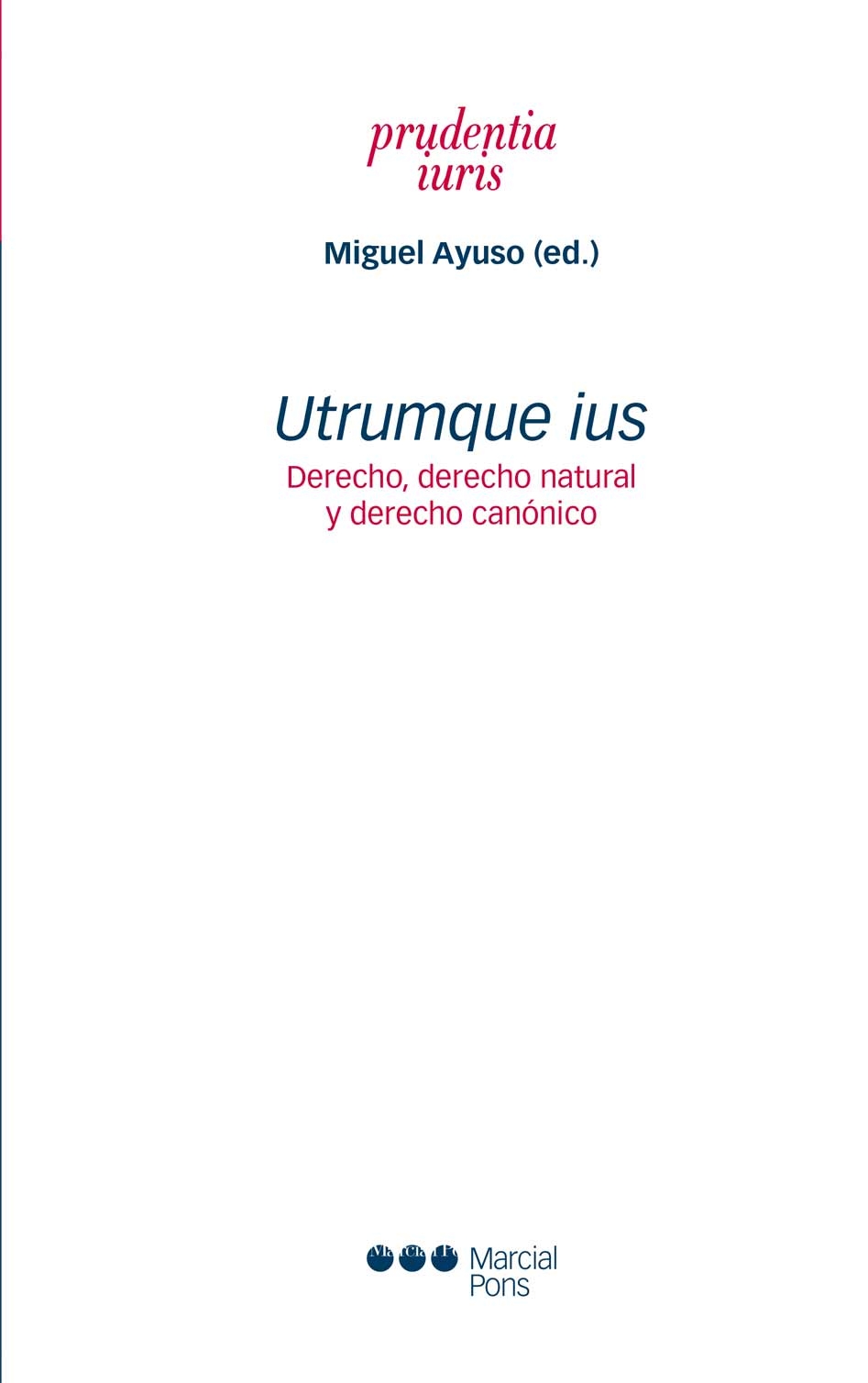 Utrumque ius. 9788416212439