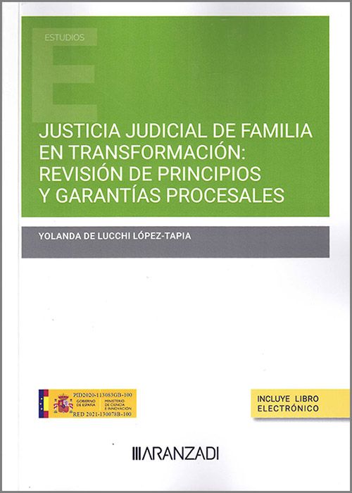 Justicia judicial de familia en transformación. 9788411639149