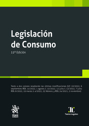 Legislación de Consumo. 9788411473231