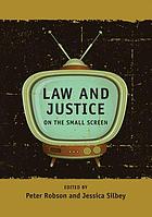 Law and justice on the small screen. 9781849462693