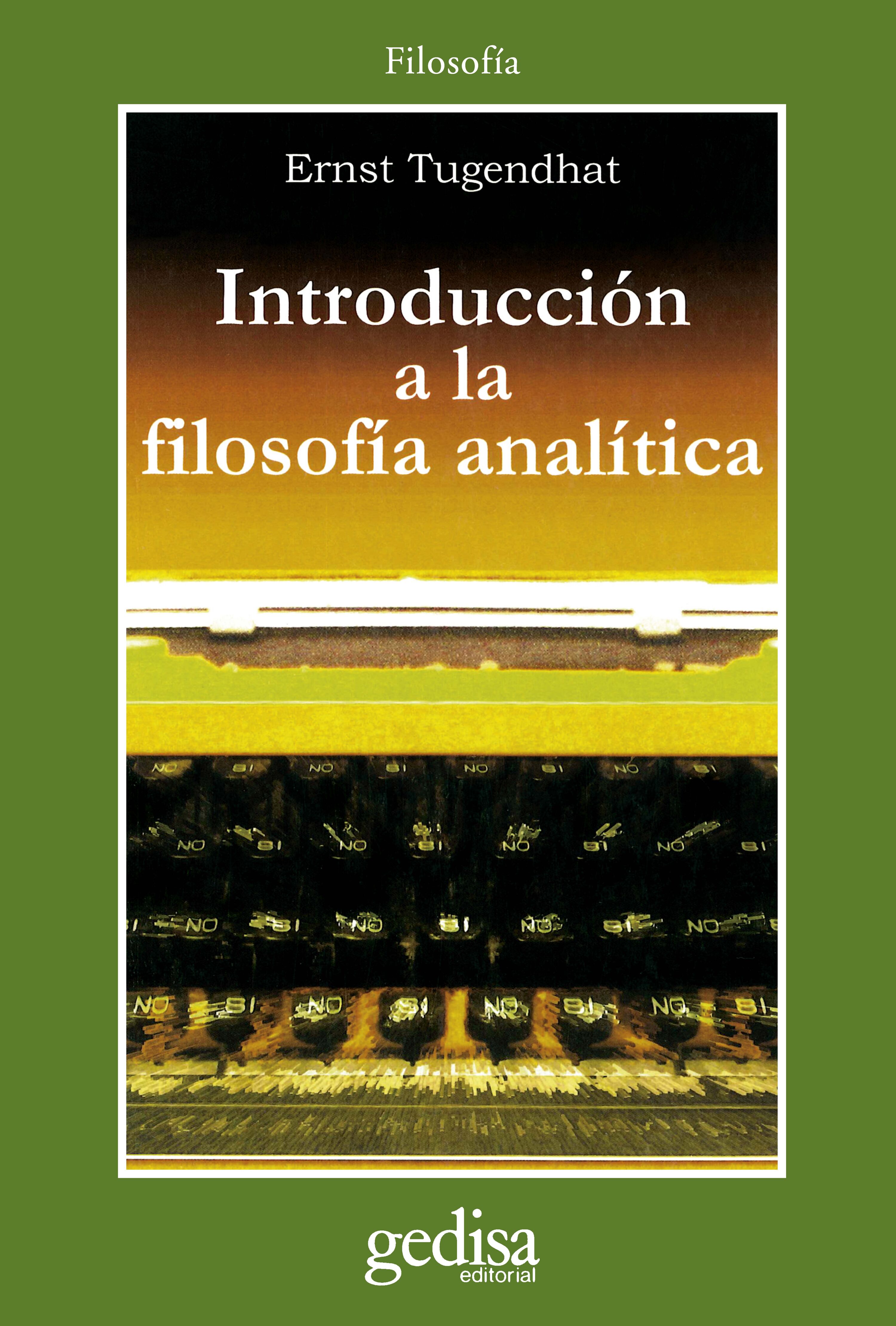 Introducción a la filosofía analítica. 9788474329049