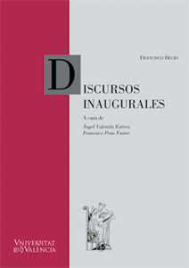 Discursos inaugurales de la Universidad de Valencia. 9788437059372
