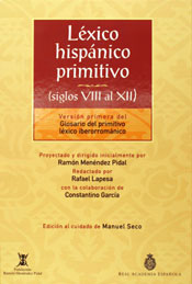 Léxico hispánico primitivo. 9788467010541