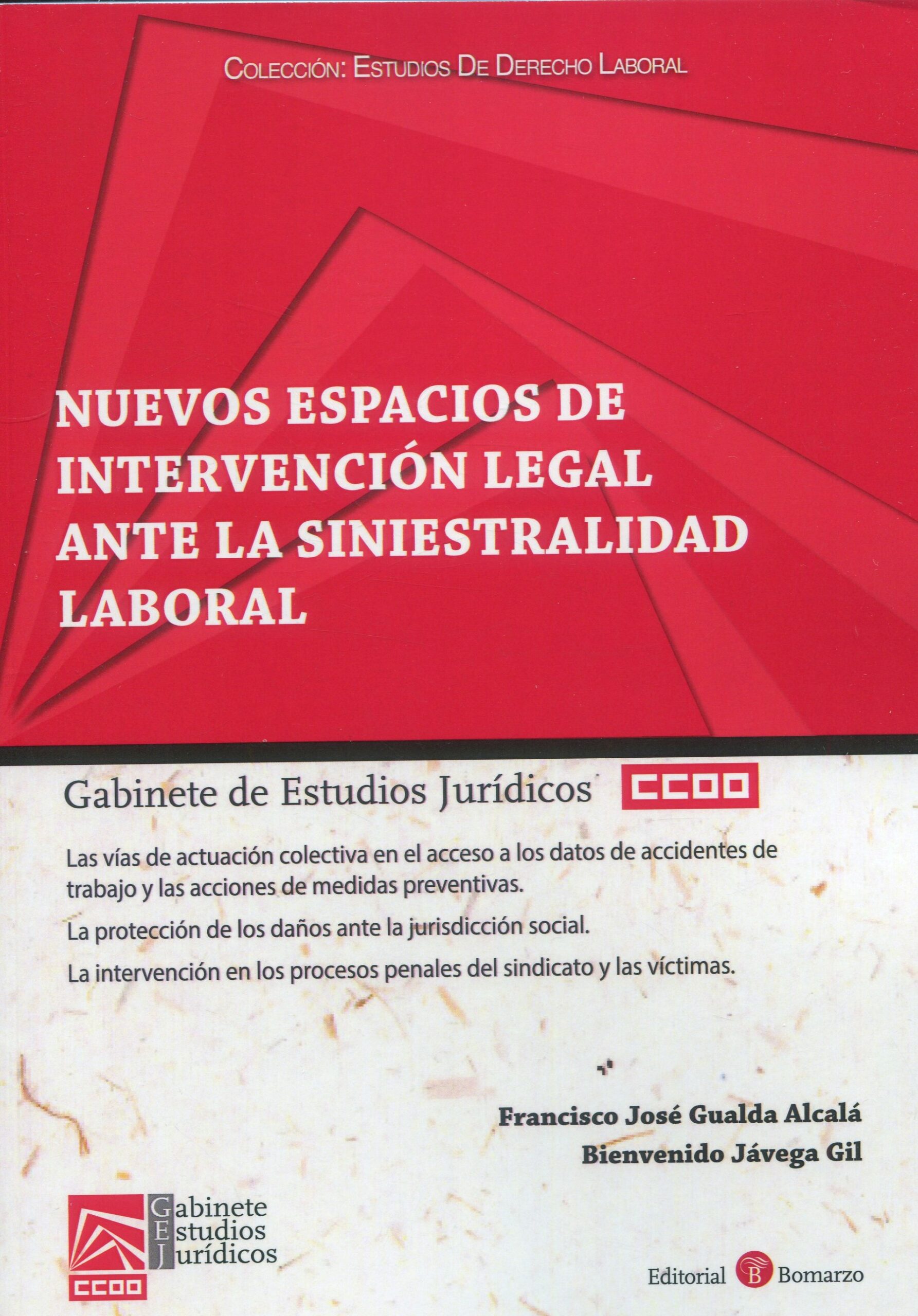 Nuevos espacios de intervención legal ante la siniestralidad laboral. 9788419574282