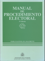 Manual de procedimiento electoral.