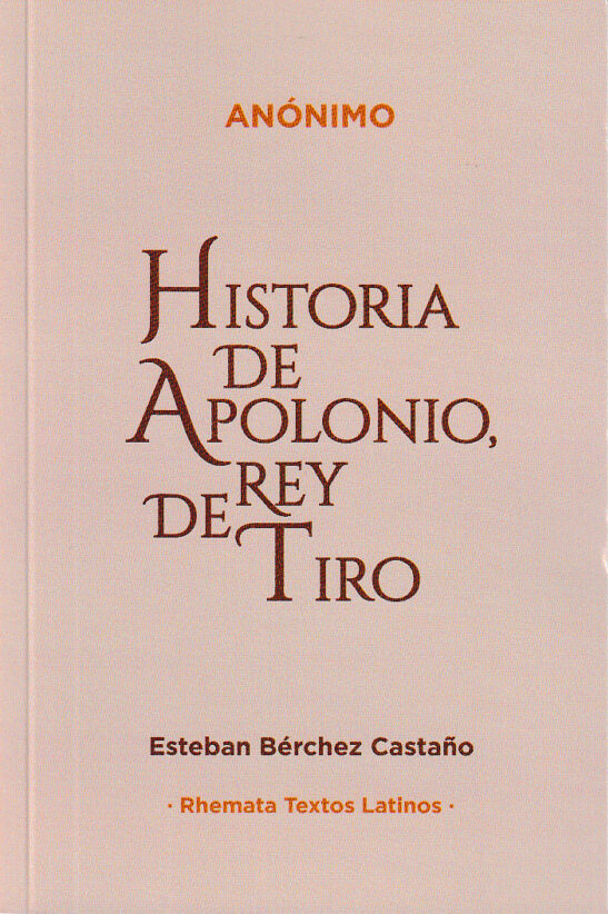 Historia de Apolonio, Rey de Tiro. 9788412507867
