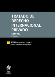 Tratado de Derecho internacional privado. 9788411473668