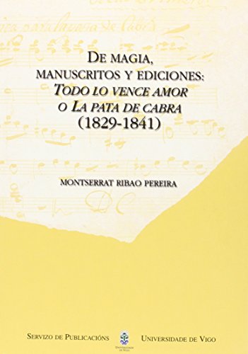 De magia, manuscritos y ediciones. 9788481583298