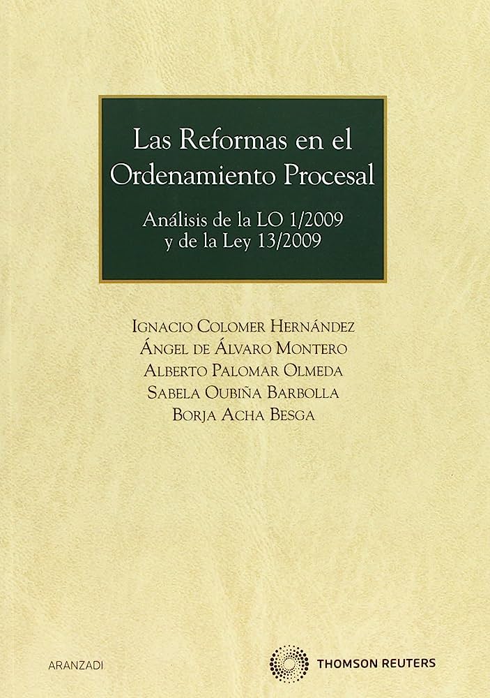 Las reformas en el ordenamiento procesal. 9788499034980