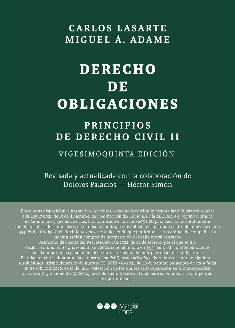 Principios de Derecho Civil. 9788413814155