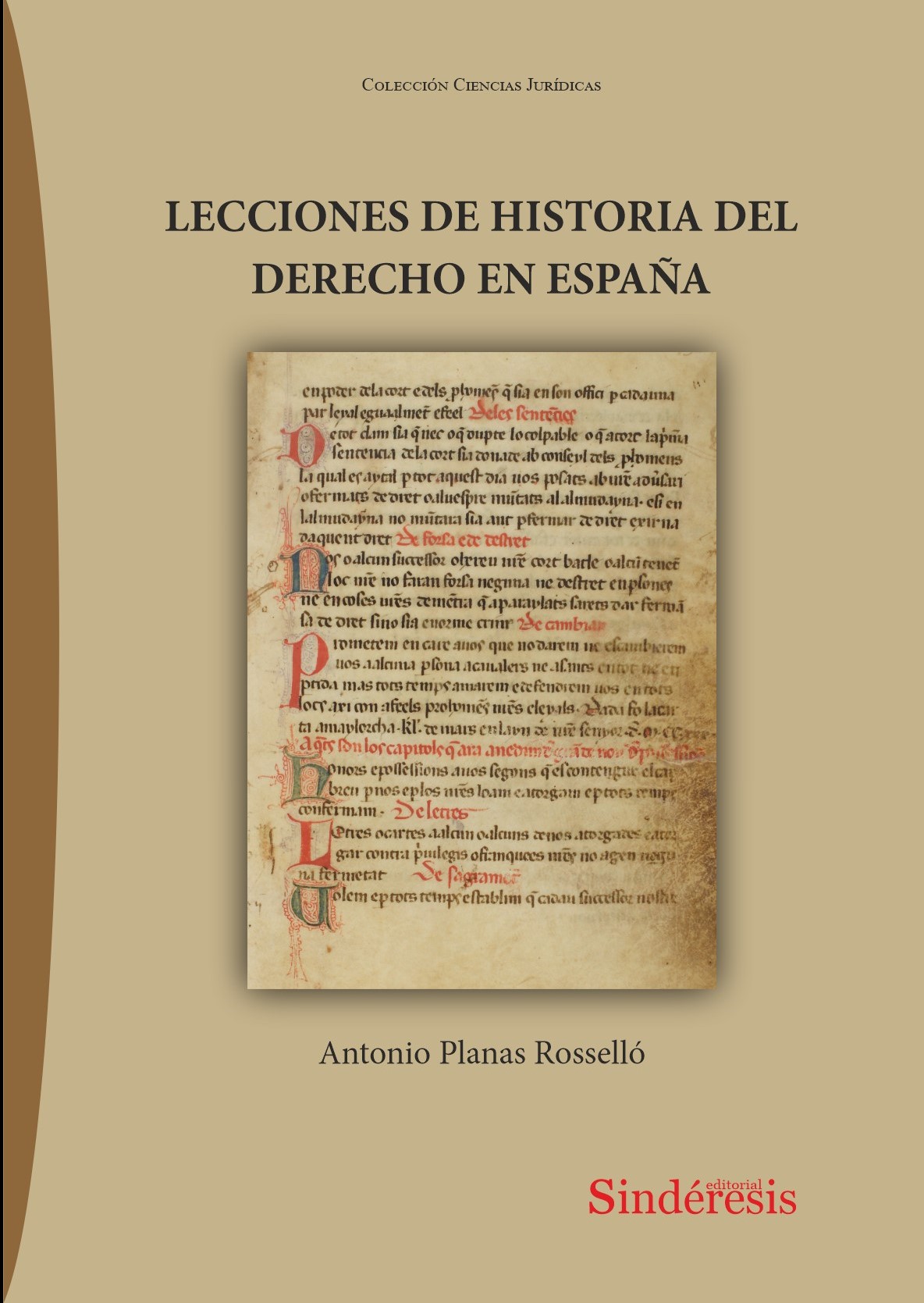 Lecciones de Historia del Derecho en España. 9788410120396