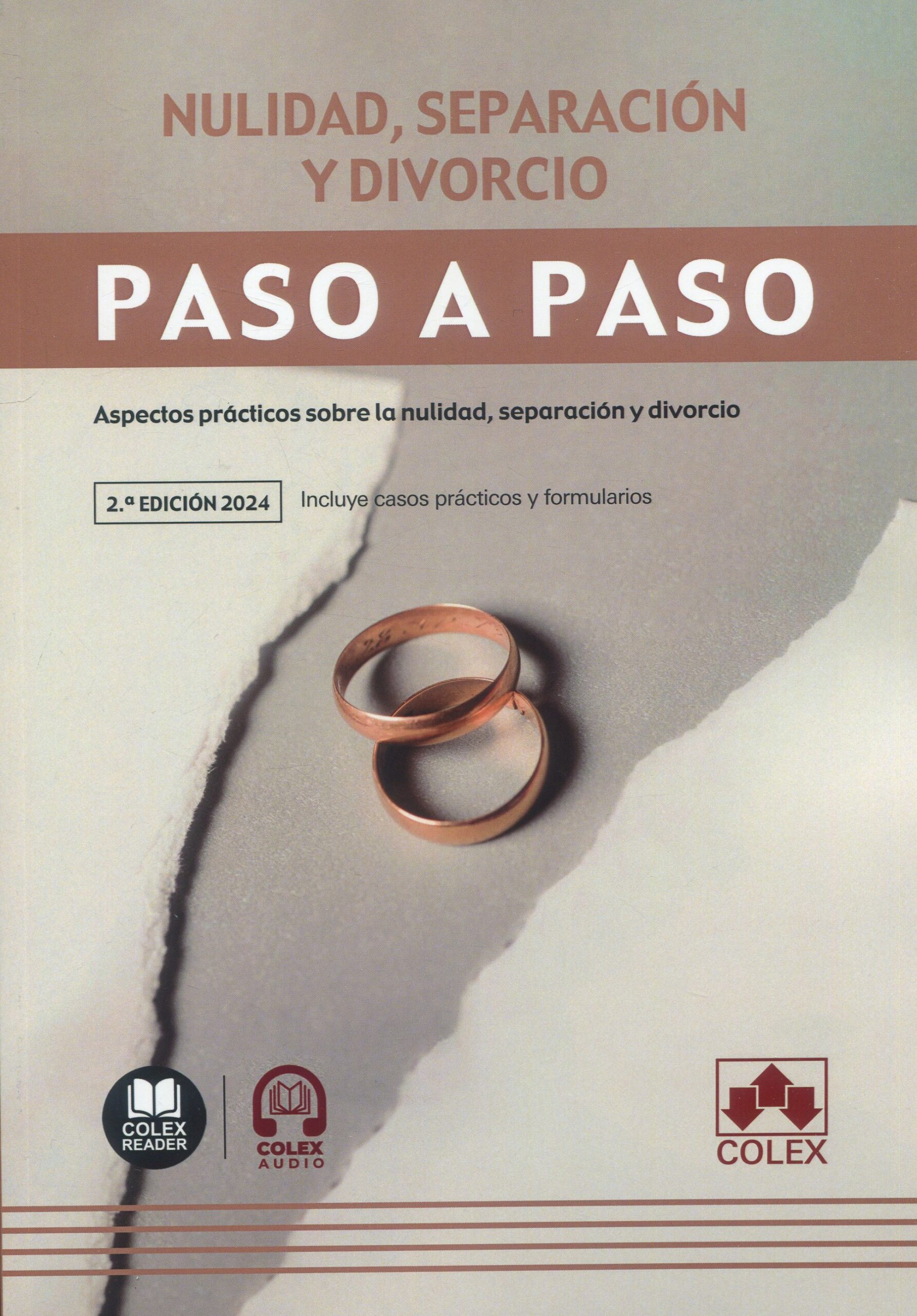 Nulidad, separación y divorcio. Paso a paso. 9788411945578