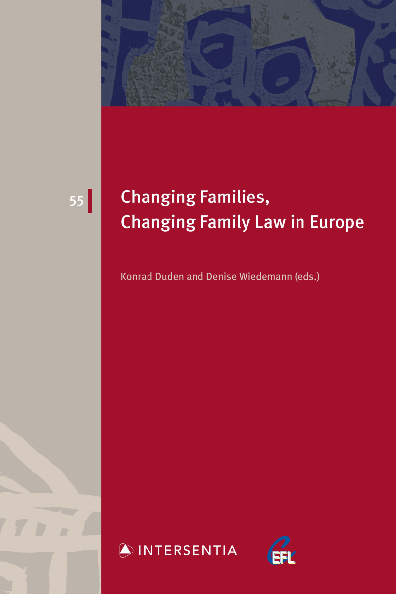 Changing families, Changing family law in Europe. 9781839703805