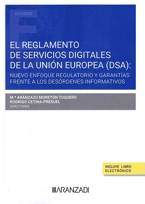 Reglamento de servicios digitales de la Unión Europea (DSA). 9788411628600