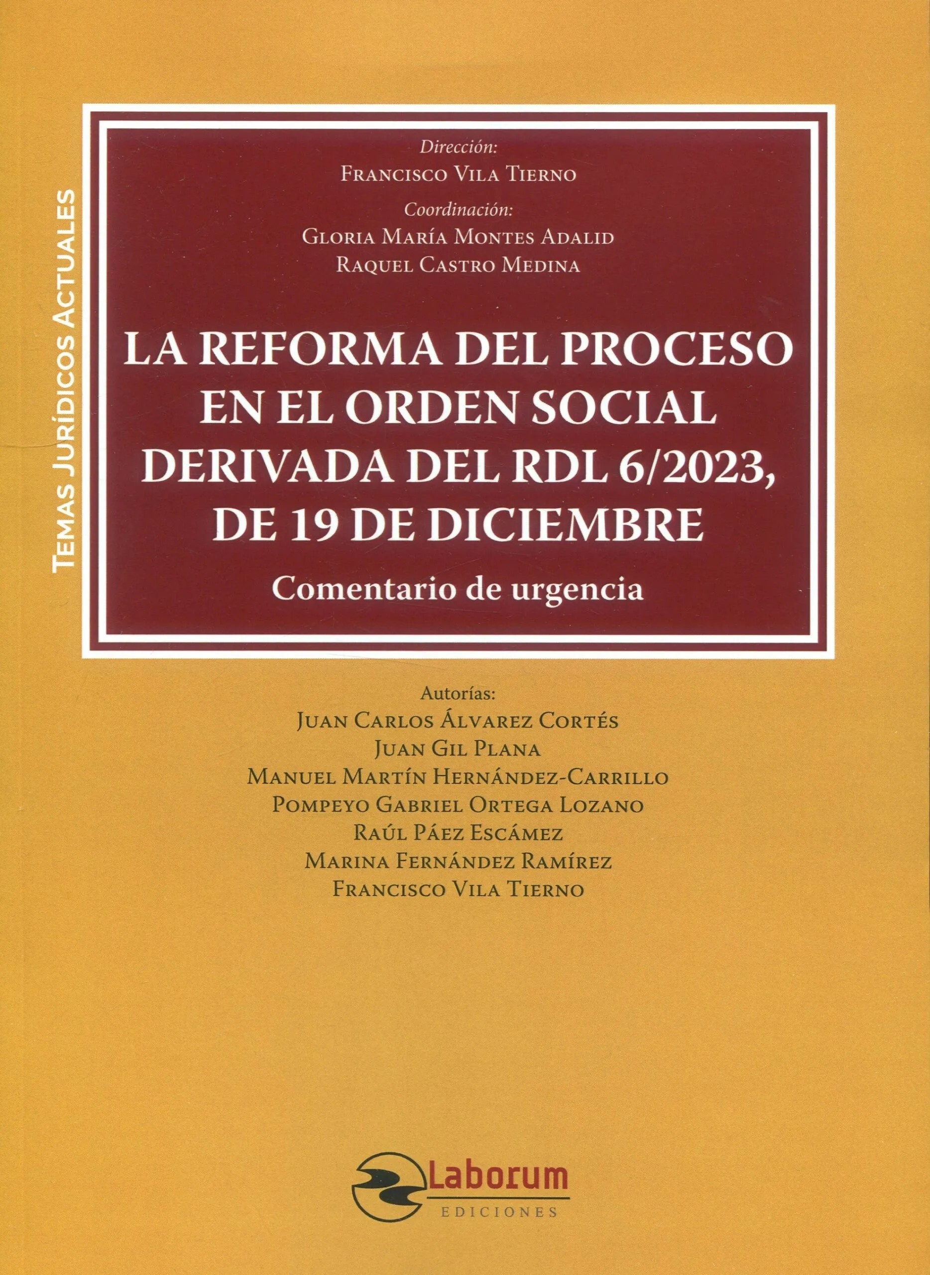 La reforma del proceso en el Orden Social derivada del RDL 6/2023, de 19 de diciembre. 9788419145925